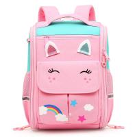 Student bag Children rod bag girl elementary grade 2 3456 han edition drag is children comfortable backpack