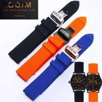 silicone strap Berencelli commander 40th anniversary orange rudder navigator m8600b men and women 22