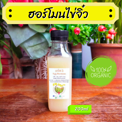 ฮอร์โมนไข่ ขนาด 200ml บำรุงดอก บำรุงผล ฮอร์โมนไข่ไก่ ฮอร์โมนไข่ต้นไม้ ฮอร์โมนไข่สำหรับเห็ด ปุ๋ยฮอร์โมนไข่ ฮอร์โมนไข่ใส่เห็ด ฉีดเห็ด