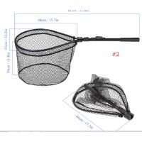 Lixada Fly Fishing Triangle il Landing Net Portable Foldable Lightweight Net