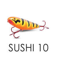 เหยื่อเลื้อย LF Sushi 10.0 cm. 20.0 g. ตัวใหม่ไม่มีกล่อง ไม่มีเบ็ด