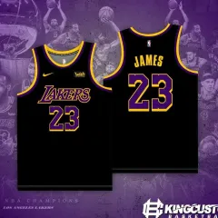 23#LeBron James Los Angeles Lakers Men's Basketball Jersey Purple Stripe  City Edition Knitted Fabric Mesh Breathable Embroidered Logo Sleeveless  Sweatshirt/Casual M : : Fashion