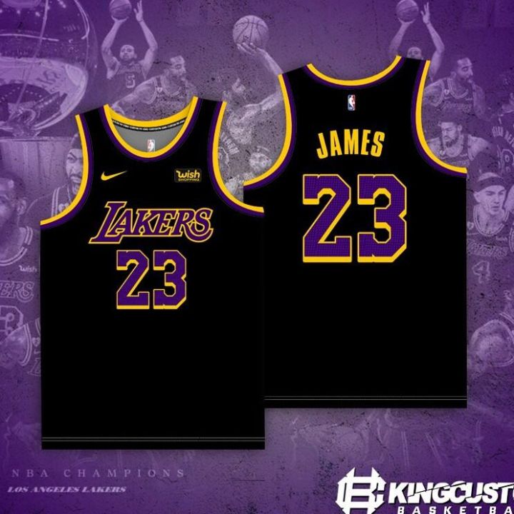 LAKERS EARNED EDITION JERSEY CUSTOMIZED NAME AND NUMBER