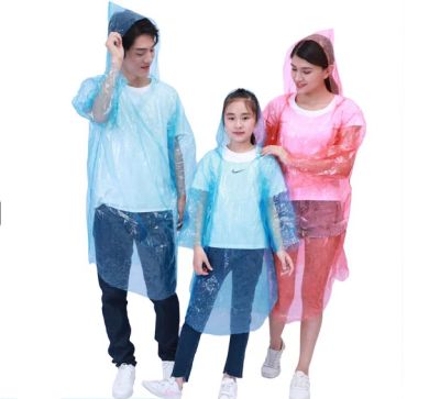 เสื้อกันฝน ชุดกันฝน ไซส์ผู้ใหญ่ใส่ได้ พกพาสะดวก มี3สี ถูกสุดๆ ราคาโรงงาน 50g สินค้าพร้อมส่งจากไทย จัดส่งไว