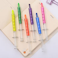 36 pccLot Sringe Highlighter pen Slim color point marker liner pens Stationery Office accessories School supplies A6527