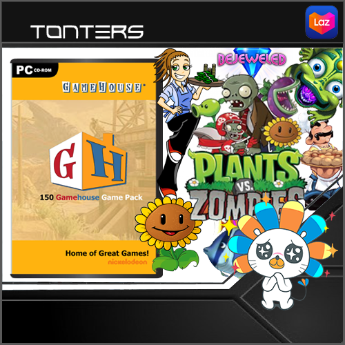 Gamehouse Game Pack + Plant vs Zombies PC Games for Windows Lazada PH