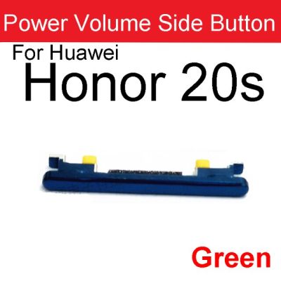 【▼Hot Sales▼】 anlei3 ปุ่มปรับระดับเสียง Huawei Honor 10 10 Lite 20 Pro 20S ด้านข้างปุ่มแป้นสัมผัสขึ้นลงชิ้นส่วนรีโมททดแทนเพาเวอร์