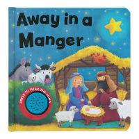 Away in a manger holy Baby Christmas Music Book nursery rhymes English original imported books childrens English picture books