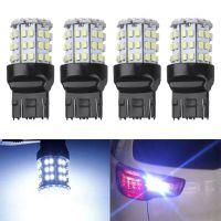 4pcs T20 64SMD LED Light T20 Headlight Car Accessories Reverse Tail Brake Light