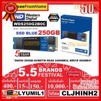 250GB SSD WD BLUE SN550 PCIe/NVMe M.2 2280 (WDS250G2B0C) - 5 ปี ##ที่ชาร์จ หูฟัง เคส Airpodss ลำโพง Wireless Bluetooth คอมพิวเตอร์ โทรศัพท์ USB ปลั๊ก เมาท์ HDMI สายคอมพิวเตอร์