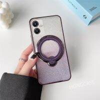 เคสสำหรับ Vivo Y22S Y22 VivoY22S Y35 VivoY35 Y16 Y02S โทรศัพท์ชุบเคสไล่ระดับสี Bing ด้านหลังเคสป้องกันอุปกรณ์ยึดกล้อง