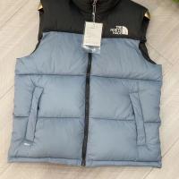 ผุยผง✎THE NORTH FACE High-End เสื้อชูชีพแบบรูดซิปลงผู้ชาย23ใหม่สีทอง Beijia เสื้อกั๊กลุยป่าแฟชั่นของนักเรียนเสื้อกั๊ก