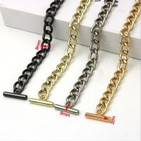 【CW】 Chain 8mm Gold Silver Gun Metal Chains Shoulder Straps for Small Handbags Handle with Clasps