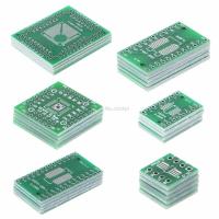 บอร์ด PCB 30 ชิ้น ชุด SMD เป็น DIP Adapter Converter FQFP32-100 QFN48 SOP8 16 24 28 วงจรรวม Dropship