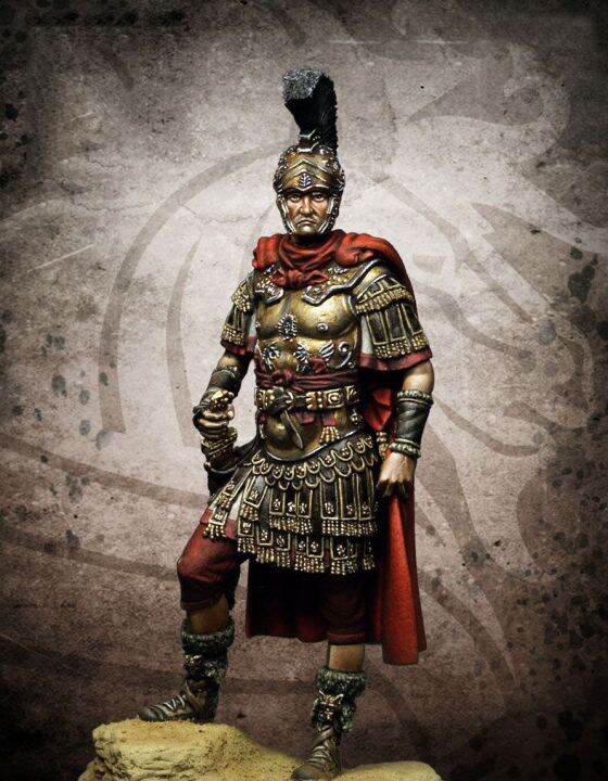 Resin Figure 1 24 Ancient Roman Warrior Stand Model Unassambled 