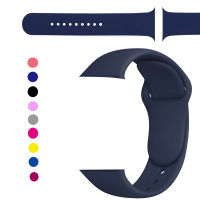 Soft Silicone Strap สาย for I Watch Series Ultra 8 SE 7 6 5 4 3 2 1 Band 38mm 40mm 41mm 42mm 44mm 45mm 49mm Rubber Sport Bracelet Replacement