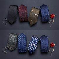 Nice Handmade Mix Colors Wholesale Hot sale 7.5 cm Classic Tie Solid Men Suit Accessories Dropshipping Fit Wedding