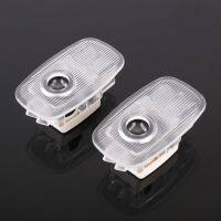 AutoAccessories 2 PCS Car 3D Door Logo Light Brand Shadow Lights Courtesy Lamp for Mercedes-Benz E-Class Coupe / CLS / CLA 2021