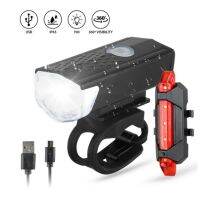 ✹ MTB Road Bike Headlight Bicycle Accessories Cycling Equipment Rechargeable Bike Front Bicycle Lights Front Back Rear Taillight