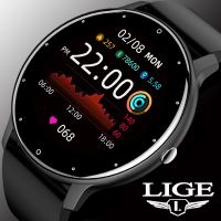 卐 LIGE 2023 Smart Watch New Smartwatch Waterproof Watch For Men Sleep Monitoring Fitness Sports Tracker Smartband Fashion Clock