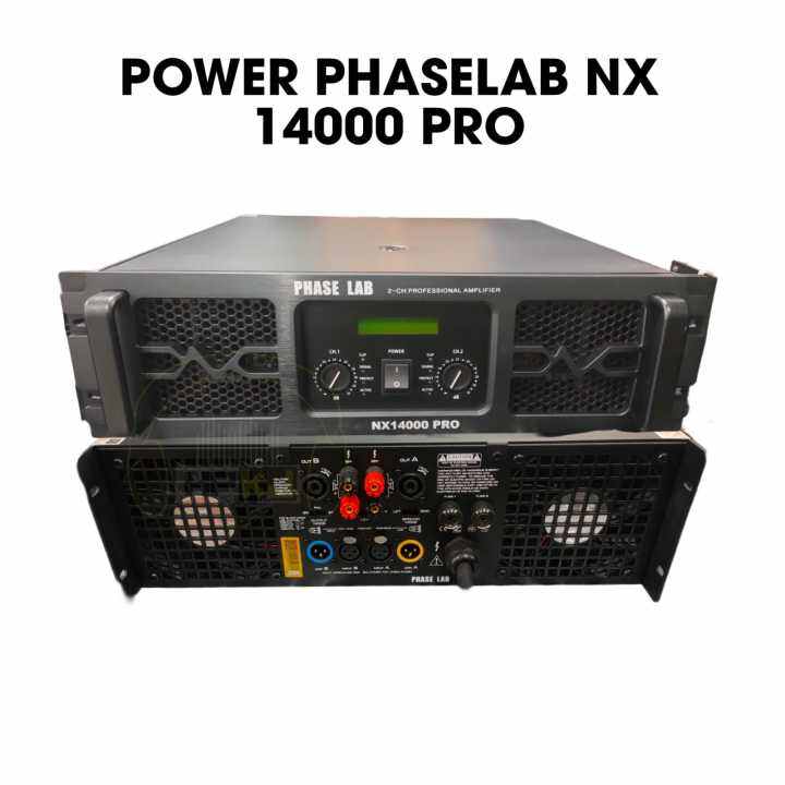 POWER AMPLIFIER PHASE LAB NX14000 power ampli phaselab NX 14000