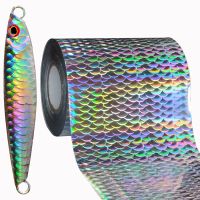 【DT】hot！ Shipping Colorful Hot Stamping Foil Fishing Jigs Baits Paper 8cm/3.14 Inches Wide