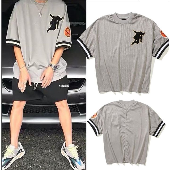 Fear of God fifth season fog mesh short-sleeved hip-hop loose T