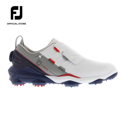 FootJoy Tour Alpha BOA Mens Golf Shoes White/Grey