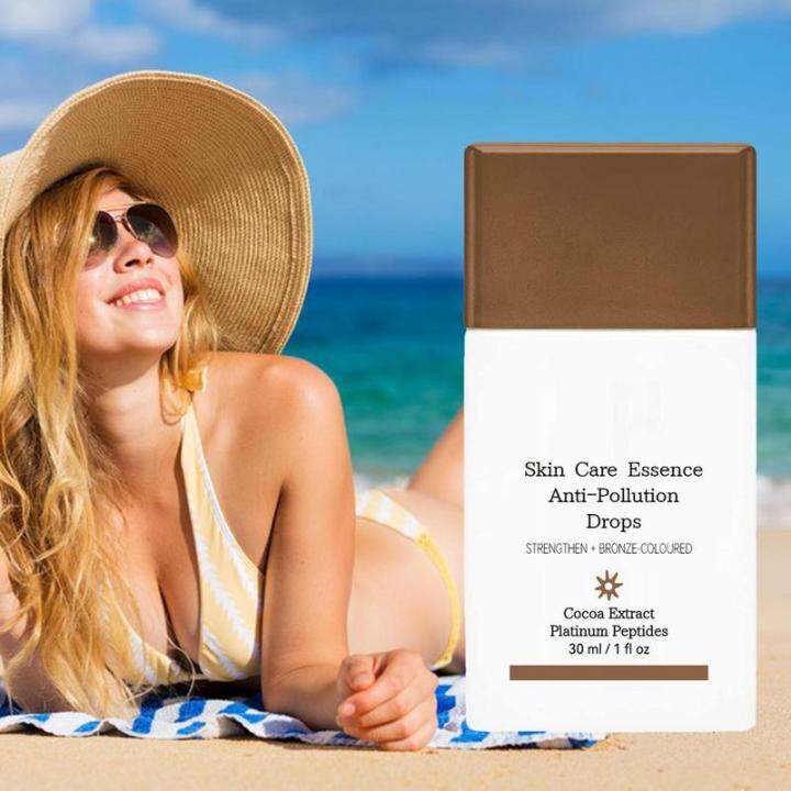 30ml Bronzer Drops Liquid Dark Self Tanning Drops For Face And Body