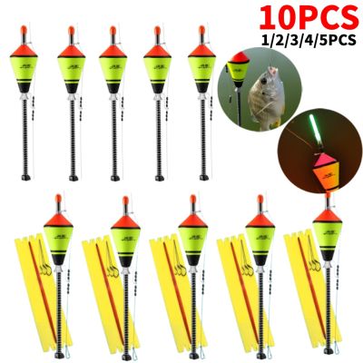 ™▥ 1-10PCS Portable Automatic Fishing Float Stainless Steel Fast Bobber Fishing Accessories Fast Fishing Artifact Fishing Float Set