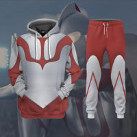 Ultraman Costume 3D Printed Hoodie Sweatshirts Plus Size 5XL