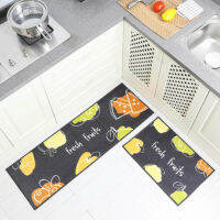 2pcsset Anti-slip Long Kitchen Bath Mat Entrance Doormat Tae Absorbent Bedroom Bedside Living Room Car 40x60cm 40x120cm