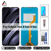 Original สำหรับ Infinix Hot 8 X650จอแสดงผล LCD Touch Screen Digitizer Assembly สำหรับ Infinix Hot 8 Lite X650C X650B X650D LCD คุณภาพสูง