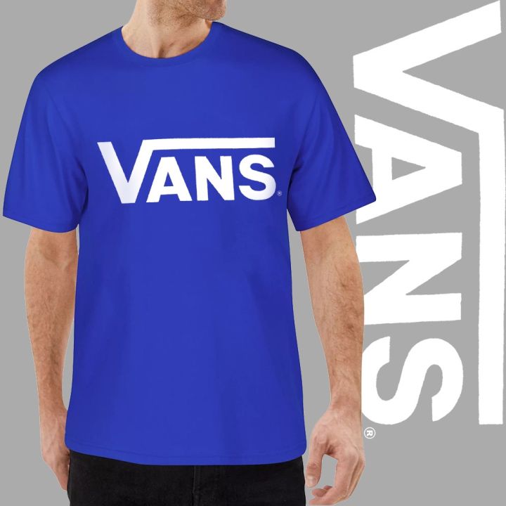 s-5xl-เสื้อยืดใหม่เสื้อยืดvans-clic-blue-logo-t-shirt-กันแท้ขนาดเต็มs-5xlเสื้อยืดพิมพ์ลายแฟชั่นs-5xl