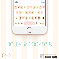 Jolly &amp; Cookie 5 Keyboard Theme⎮(E-Voucher) for Pastel Keyboard App