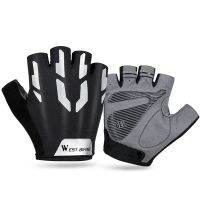 WEST BIKING Cycling Bike Gloves Half Finger Breathable Men Women