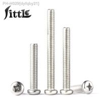 10/100 Pcs M1 M1.2 M1.4 M1.6 M2 304 Stainless Steel Cross Round Head Screws Bolts Extended Thread Universal Screw Tornillos Vis