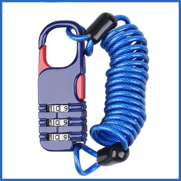 bicycle-anti-theft-motorcycle-three-digit-password-combination-safety-cable-wire-rope-helmet-lock-safety-rope-lock-locks