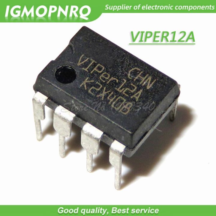 10pcs/lot VIPER12A VIPER12 DIP 8 AC/DC Converters Low OFF Line S Primary new original In Stock