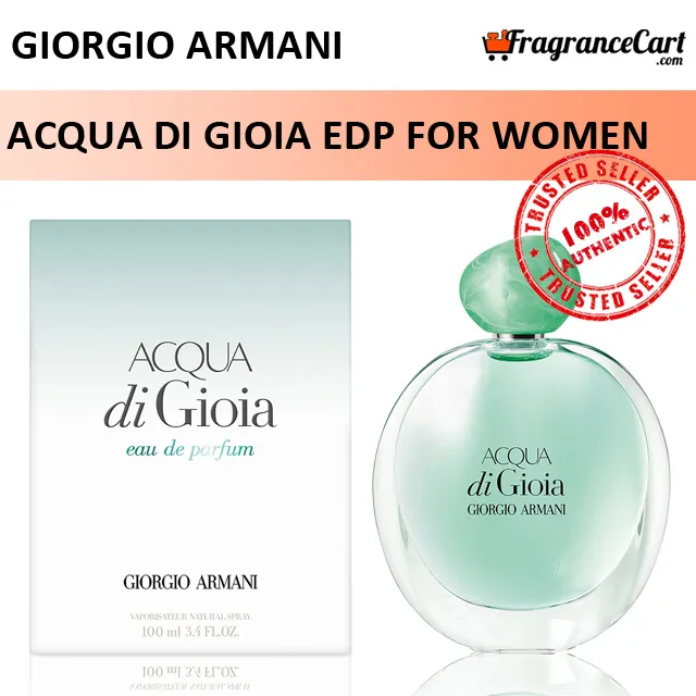 Giorgio Armani Acqua di Gioia EDP for Women (100ml) Eau de Parfum Aqua Green  [Brand New 100% Authentic Perfume/Fragrance] | Lazada Singapore