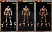 hot！【DT】●☢  TAKETHAT x 1/12 Scale TC001 Male Comic Muscle Figure 17.5cm Vtoys Dam Painting Pract