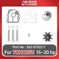 ชุดซ่อมแซมปั๊มน้ำใบพัด334-65021สำหรับ Nissan/มอเตอร์เอาท์บอร์ด Tohatsu Essory 15 20มารีน Hp ชิ้นส่วนเครื่องยนต์362-87322-1