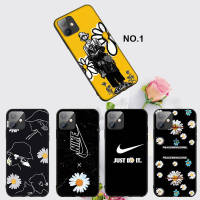 Casing หรับ iPhone 11 12 Mini X Xs XR Pro Max 6+ 6s+ 7+ 8+ 6 7 8 Plus 5 5s SE 2020 Peaceminusone GD Fashion Pattern Phone เคสโทรศัพท์ อ่อนนุ่ม TPU Black ปก