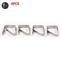 4pcs/banyak Stainless Steel Taplak Meja Klip Meja Klip Pemegang Klem Pesta Piknik Gantungan