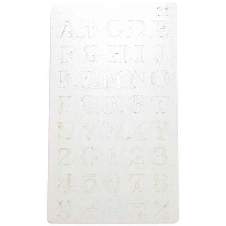 12 Pcs Alphabet Stencils Reusable Letter Painting Stencils Plastic DIY ...