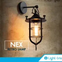 Lighttrio โคมไฟติดผนังสไตล์ Retro รุ่น WI-NEX/BK