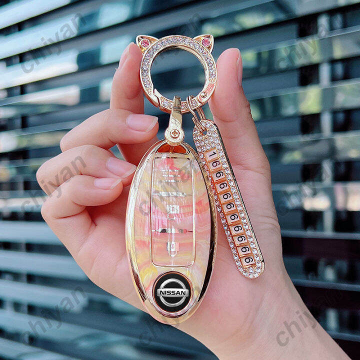 Smart Keyless Car Key Case Cover Keychain Remote Fob Holder Shell