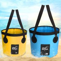 12L 20L Bowl Sink Washing Bag Car Wash Bucket Portable Outdoor Travel Foldable Water Bucket Multifunction Folding Bucket  WF1013 Adhesives Tape