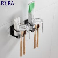 304 Stainless ToothBrush Holder Wall Mounted Toothpaste Toothbrush Rack Bathroom Cup Storage Rack Bathroom Accessories 2022