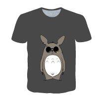 Summer Fashion mens t-shirts With Totoro Pattern 2021 New 3D Print Funny Anime t-shirt Clothes For Teenagers Graphic t shirts